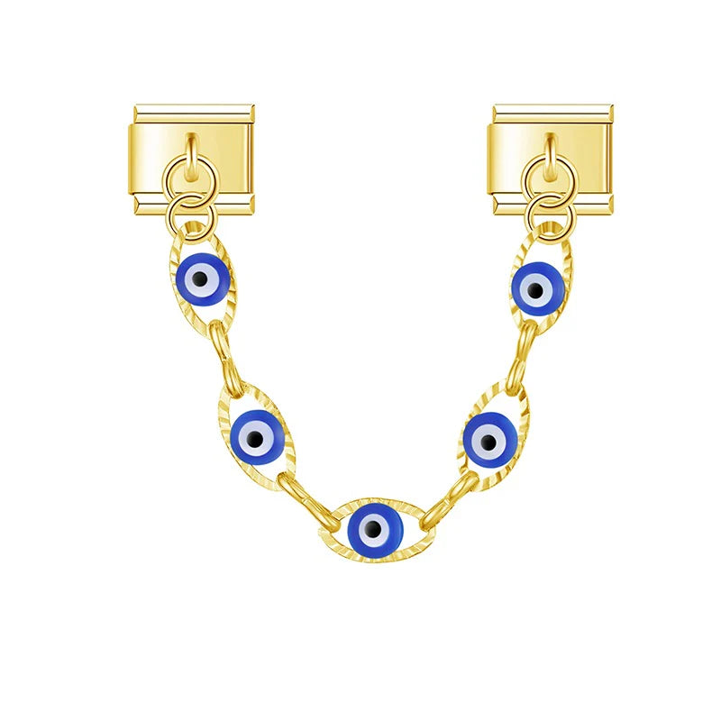 Gold Evil Eye Chain