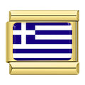 Gold Greece (Greek) Flag