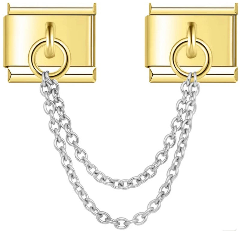 Gold and Silver Double Chain