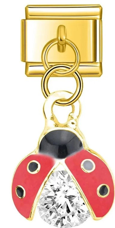 Gold Ladybug Bling