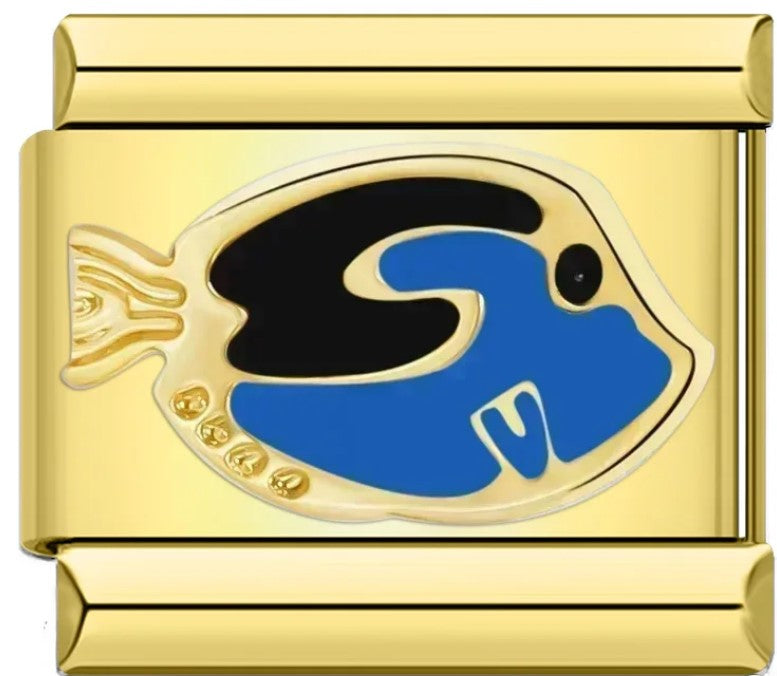 Gold Blue Fish Dory