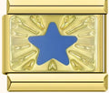 Gold Etched Star