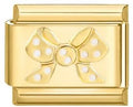 Gold Bow With Dots