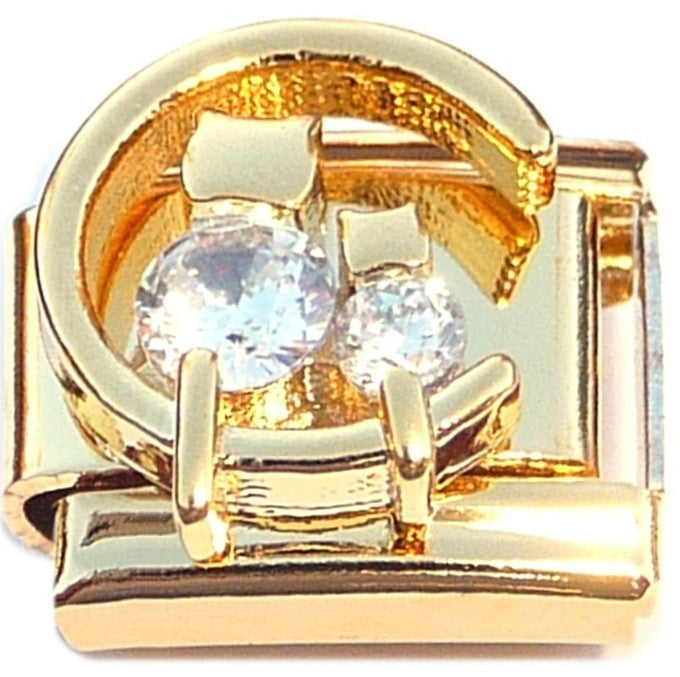 Gold Bling Cats moon