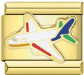 Gold Colorful Airplane