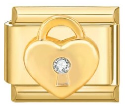 Gold Heart Locket Bling