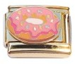 Gold Pink Donut