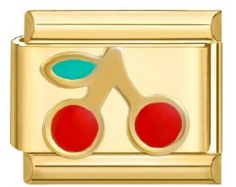 Gold Two Cherries