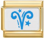 Gold Colorful Aries Symbol