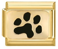 Black Paw on Gold
