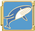Gold Blue Whale