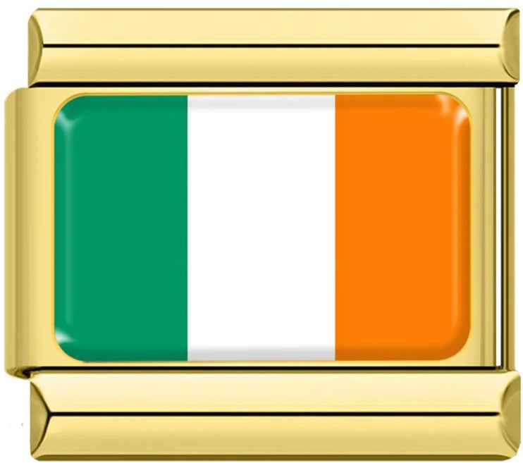 Gold Ireland (Irish) Flag
