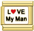 Gold Love My Man Heart