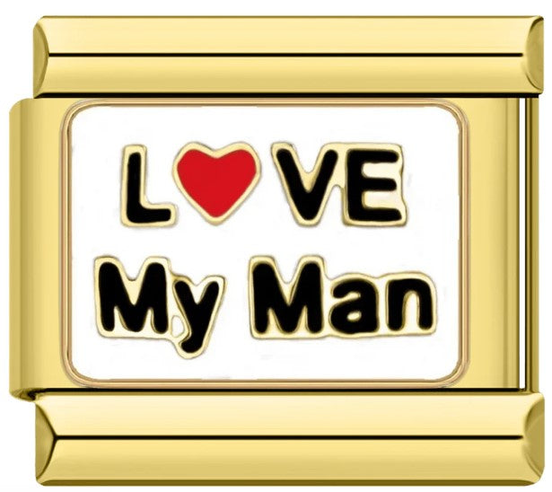 Gold Love My Man Heart
