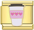 Gold To Go Coffee with Hearts