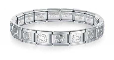 Silver Etched Kitty