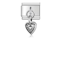 Silver Small Heart Pendant / Dangle