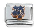 Silver Black Cow Head