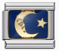 Silver Blue Moon Star