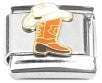 Silver Cowboy Hat And Boot