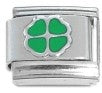 Silver Four Leaf Clover