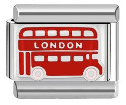 Silver London Bus