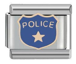 Silver Police Badge