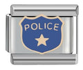 Silver Police Badge