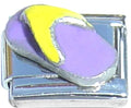 Silver Raised Purple Flip Flop