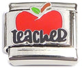 Silver Teacher Apple