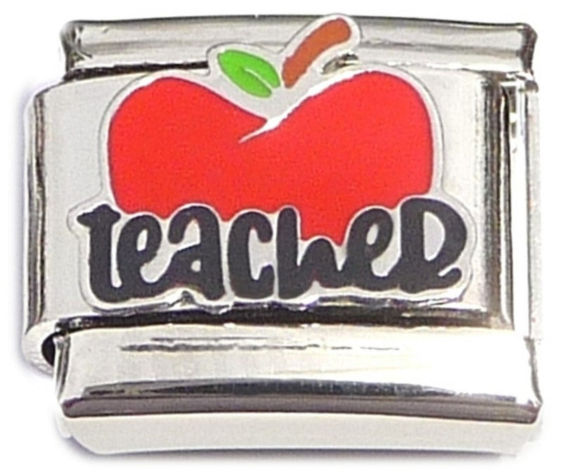 Silver Teacher Apple