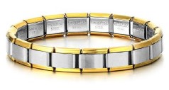 Silver Two-Tone Classic (Blank) Link