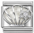 Silver Bling Seashell (shell)